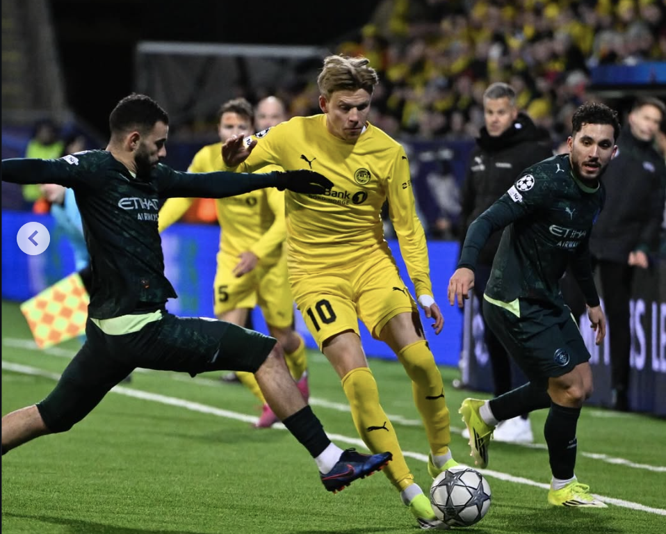 Bodo Glimt Manchester City.